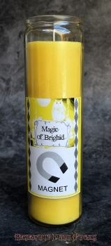 Hexenshop Dark Phönix  Magic of Brighid Ritual Glaskerze Magnet